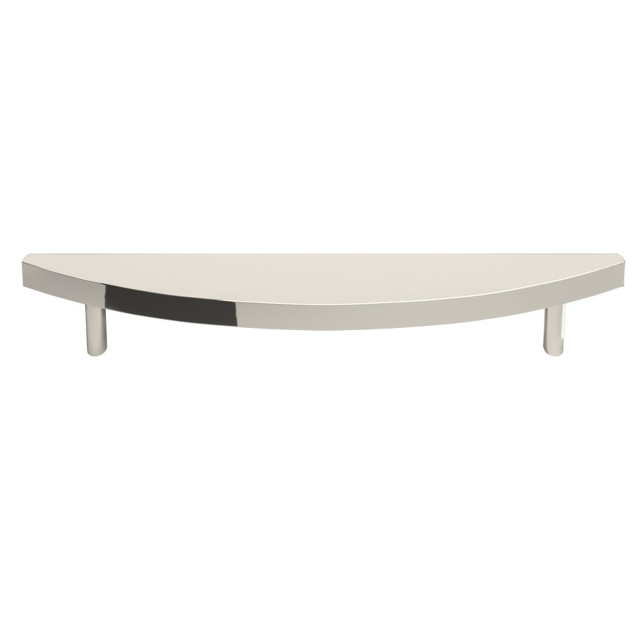 Half Moon Pull 6 Center to Center Polished Nickel Hapny Home HM551 PN