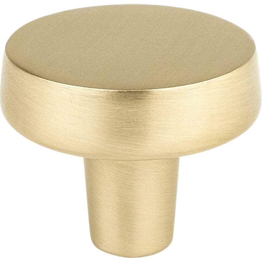 Mod Round Knob 1 732 Dia Satin Champagne WE Preferred WPRO 1MD1 SCP