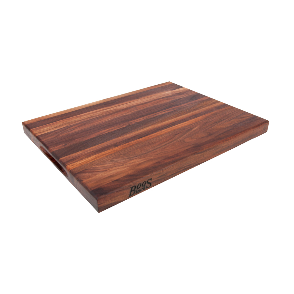 18 x 12 x 1 12 Black Walnut Cutting Board John Boos WAL R01