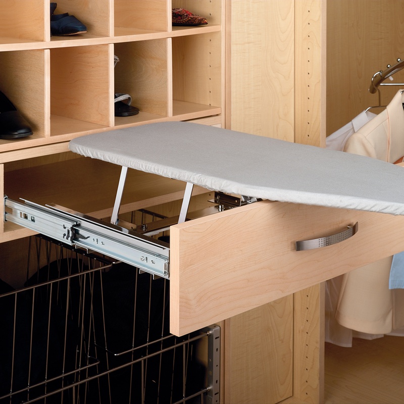 Rev A Shelf Closet Pullout Ironing Board Silver Rev A Shelf CIB 16CR