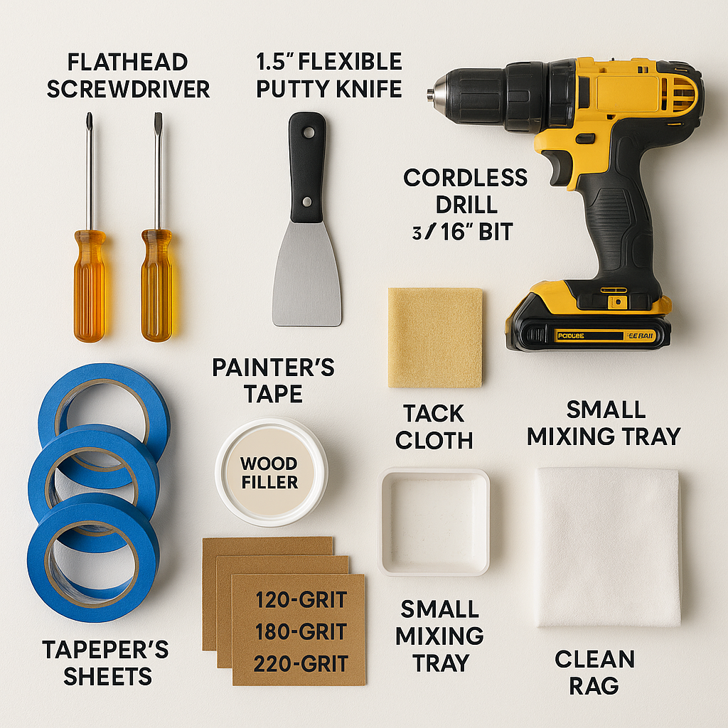 Tools to Fill Cabinet Holes