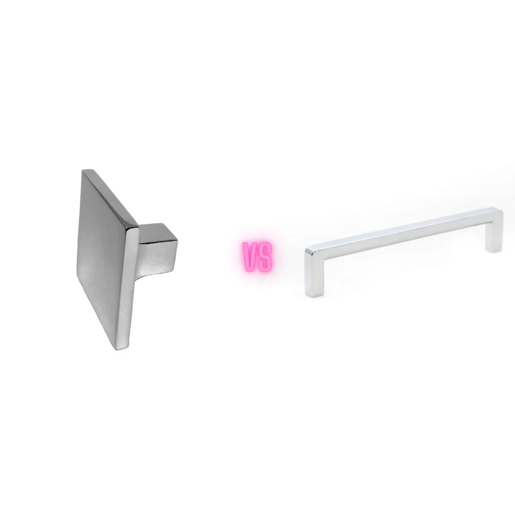 Knobs vs Pulls on Cabinets