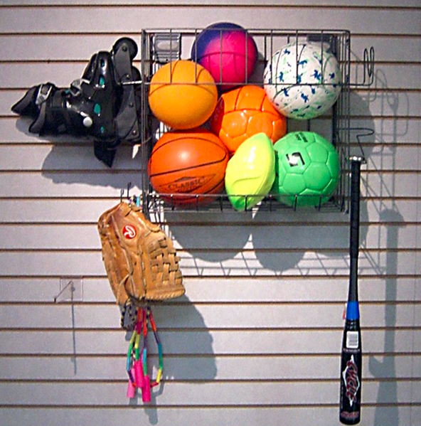 HandiACCESSORIES Sports Accessory Rack 14" x 2-1/2" x 13" HandiSOLUTIONS HSSAR