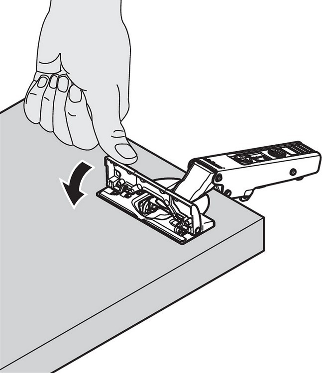 Blum 110° CLIP top BLUMOTION Full Overlay Soft Closing Hinge INSERTA Installation Nickel Plated 71B3590