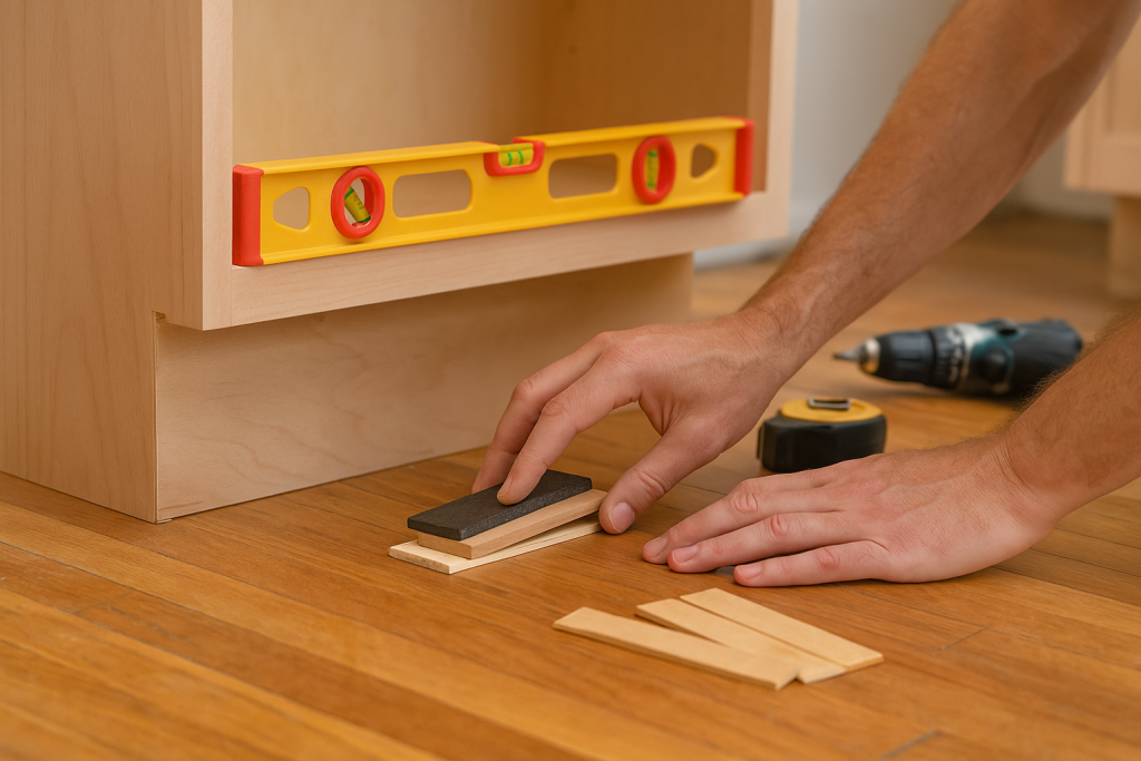 How to Shim Cabinets