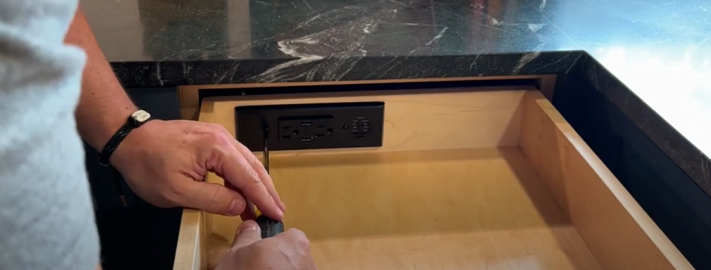 Final Steps of Installing Docking Drawer
