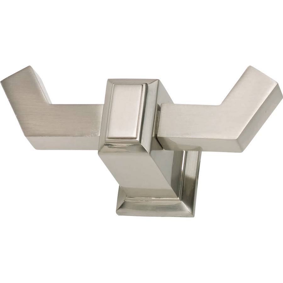 Atlas Homewares Sutton Place Double Robe Hook 1 716 Wide Brushed Nickel SUTTH BRN