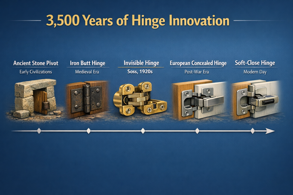 Timeline of Cabinet Hinge History