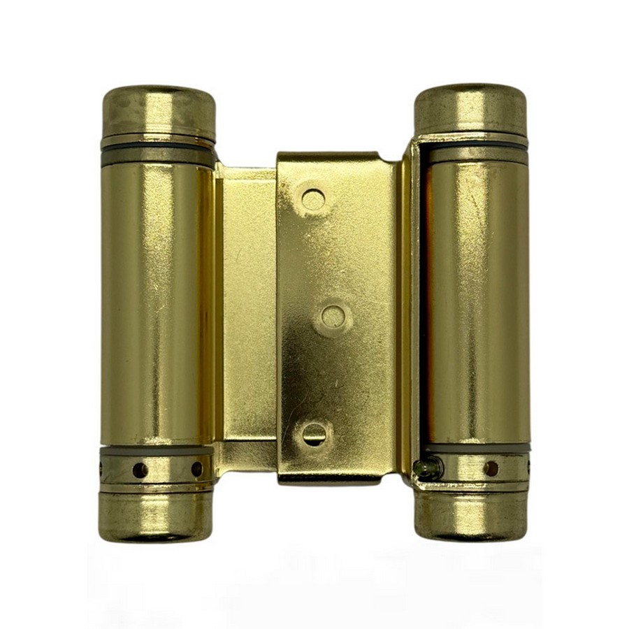 WE Preferred 3 Double Acting Spring Hinge Polished Brass 3HDCOM POLISHED BRASS