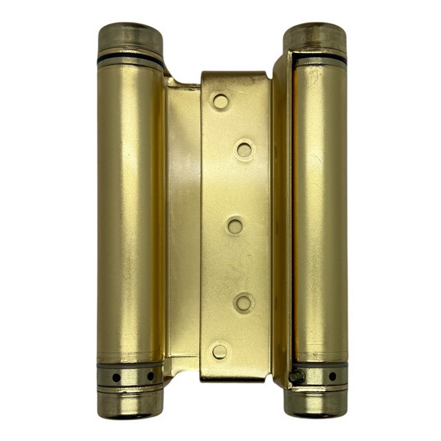 WE Preferred 6 Double Acting Spring Hinge Polished Brass 6HDCOM POLISHED BRASS
