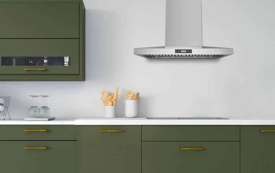 low noise blower Woodworker Express Blog Hauslane 30 Convertible Low Noise Operation Wall Mount Range Hood with LED Lighting Baffle Filters Stainless Steel WM 540SS 30
