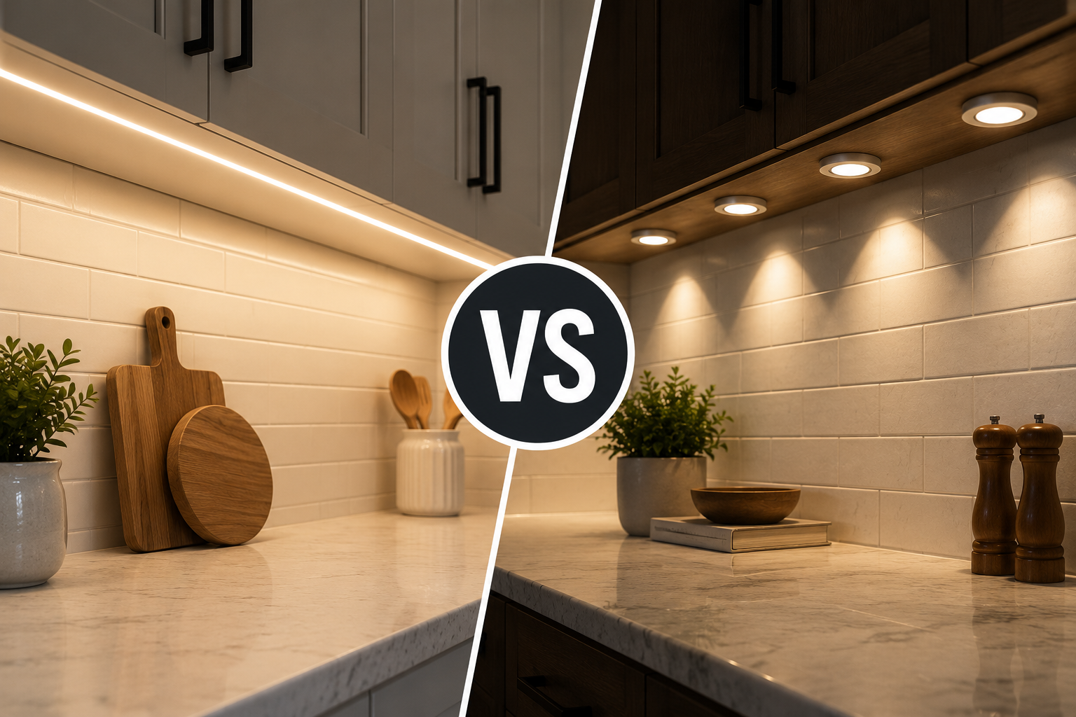 LED Strip vs Puck Lights