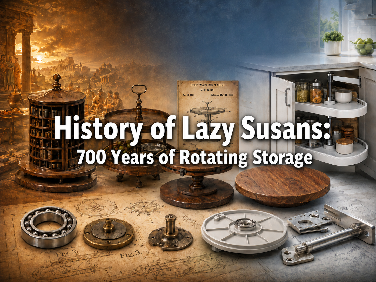 History of Lazy Susans: 700 Years of Rotating Storage - Woodworker