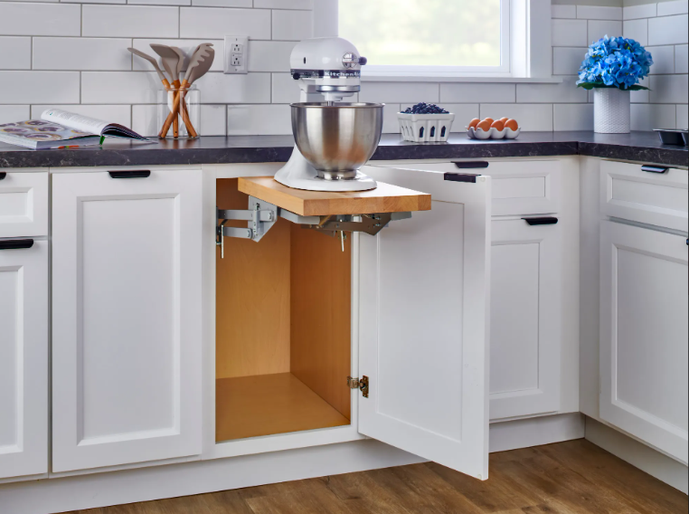 RevAShelf Appliance Lift for Seniors Aging in Place Woodworker Express Blog Rev A Shelf Appliance Lift for Seniors Aging in Place