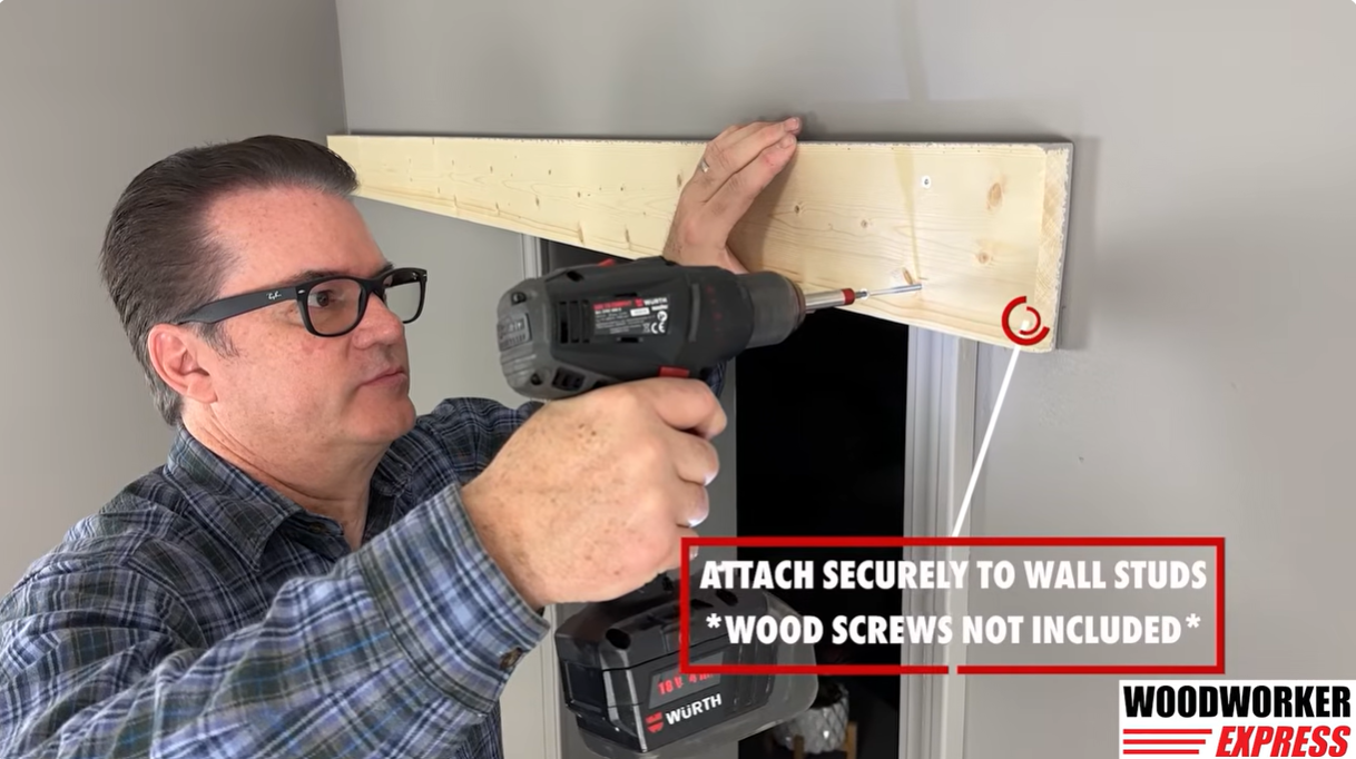 Attach Header Board to Studs Woodworker Express Blog