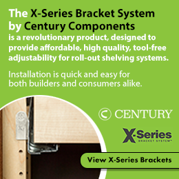 X-Series Bracket System... designed to provide affordable, high quality, tool-free adjustability for roll-out shelving