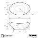 23" Valera Above-Counter Vitreous China Bathroom Vessel Sink with Overflow Drain Karran VC-301-WH :: Image 30