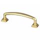 Tailored Traditional Pull 96mm Center to Center Modern Brushed Gold Berenson 1282-1MDB-P