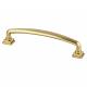Tailored Traditional Pull 128mm Center to Center Modern Brushed Gold Berenson 1288-1MDB-P