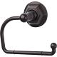 Edwardian Bath Tissue Hook 4-3/4" Long with Hex Backplate Oil Rubbed Bronze Top Knobs ED4ORBB