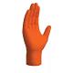Heavy Weight Orange Nitrile Gloves Size X-L