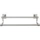 Stratton Bath Double Towel Bar 24" Center to Center Brushed Satin Nickel Top Knobs STK9BSN