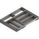 20" ORGA-LINE Flateware Set for TANDEMBOX Drawer Brushed Stainless/Dust Gray Blum ZSI.500KI4A