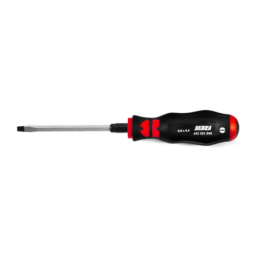ZEBRA Slotted Screwdriver - Hexagon Blade, Impact Cap, Wrench Adpater