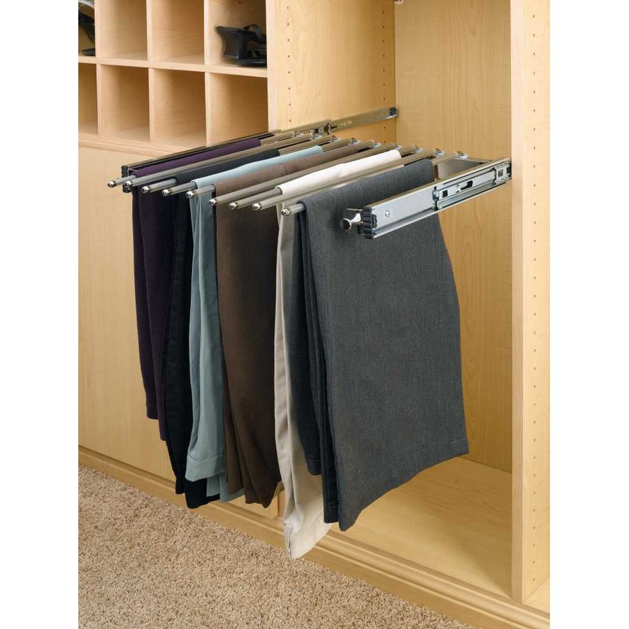 24" Pullout Pants Rack Chrome Rev-A-Shelf PSC-2414CR