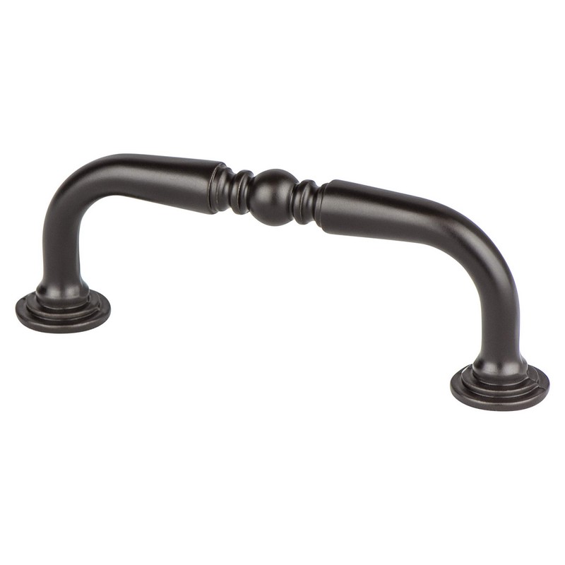 Dull Bronze Berenson Andante 128mm Center to Center Cabinet Handle Pull