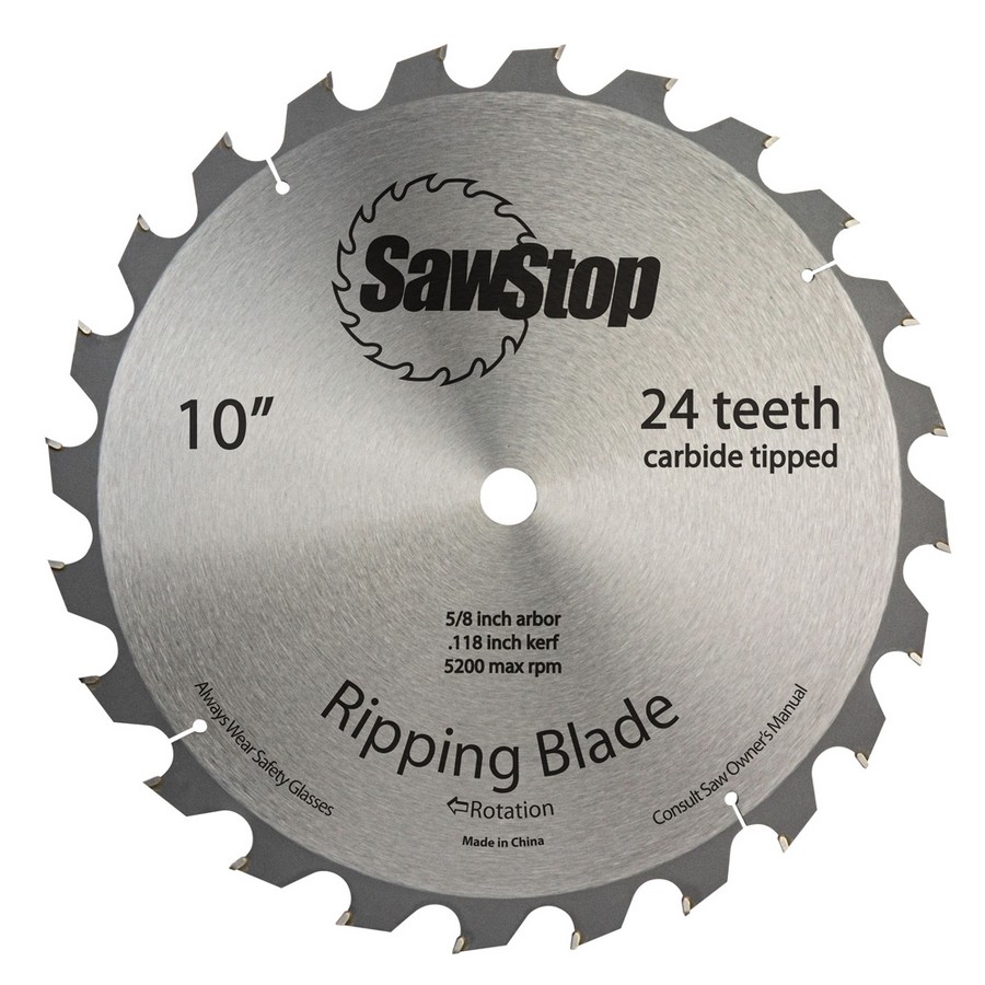24-Tooth Ripping Table Saw Blade SawStop BTS-R-24ATB