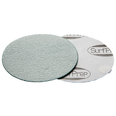 SurfPrep 6" Film Abrasives Disc, 80 Grit, Aluminum Oxide, No Hole, PSA :: Image 10