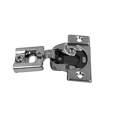 105 Degree Compact 38N Series Blumotion 1/2" Overlay Press-In Soft Closing Hinge 