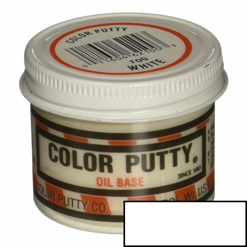 Color Putty 100, Wood Filler, Solvent Based, White, 3.7 oz :: Image 10