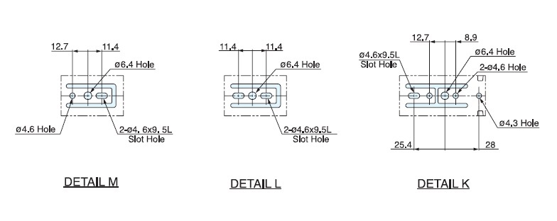 ESR-DC4513 Drawer Slides Tech Specs