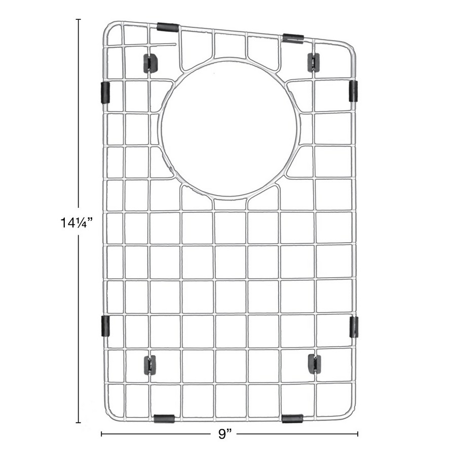 Stainless Steel Bottom Grid 9" X 14-1/4" for QT-711 and QU-711 Sinks (Right Bowl) Karran GR-6008 :: Image 20
