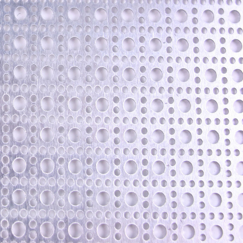 Anodized Aluminum Panel Lincane Pattern 24" W x 36" L Mill Macklanburg-Duncan 57067