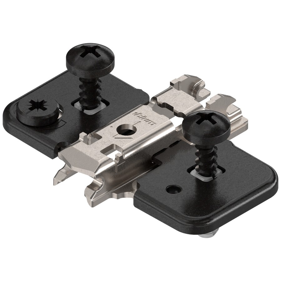 0mm CLIP Cruciform Mounting Plate with Cam Adjustment EXPANDO Blum 174H7100E-ONYX