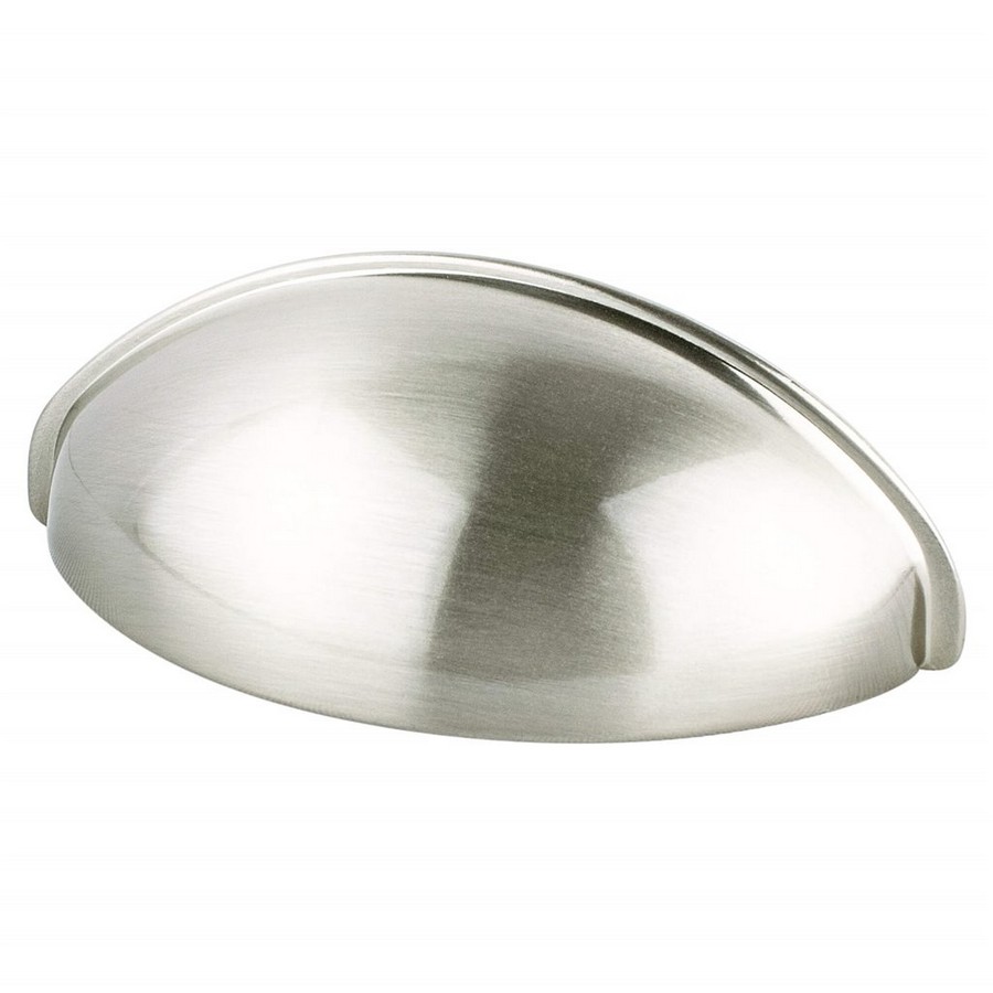 Transitional Advantage Three Cup Pull 64mm Center to Center Brushed Nickel Berenson 0963-1BPN-P