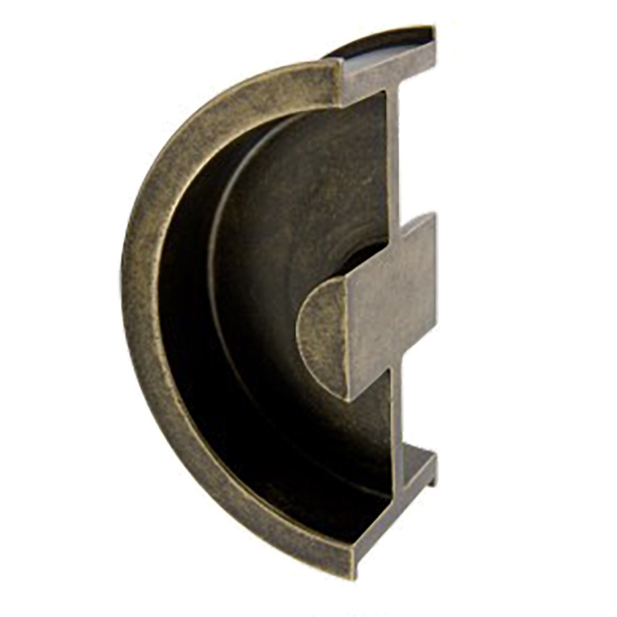 DSI-3250 Pocket Door Pull 1-17/32" W x 3-15/16" H Antique Brass Sugatsune DSI-3250-35-AB