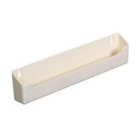 KV PSF14-PF-A, 14in Polymer Sink Tip-Out Tray, KV Slim Series, Almond, No Tab Stops, 14 L x 1-5/8 D x 3 H, Knape and Vogt