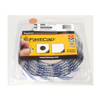FastCap FC.SP.916.CC CANDLELIGHT Peel &amp; Stick PVC Covercap, Woodgrain PVC, 9/16 dia., Candlelight, Box 1,000
