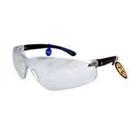 Clear Lens Magnifying +2.0 Diopters Anti-Fog Shatterproof Safety Glasses, FastCap SG-AF-MAG2.0