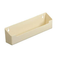 KV PSF11-A, 11in Polymer Sink Tip-Out Tray, KV Series, Almond, No Tab Stops, 11 L x 2 D x 3 H, Knape and Vogt