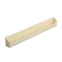 KV PSF3025-A, 30-7/16 Polymer Sink Tip-Out Tray, KV Series, Almond, No Tab Stops, 30-7/16 L x 2 D x 3 H, Knape and Vogt