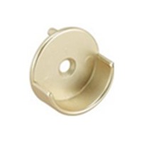 Open Round Flange with Pins 1-5/16" Dia Dull Brass WE Preferred 54131-47-047