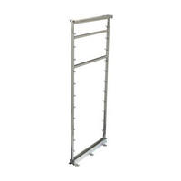 KV P4250FE-FN, Pantry Pull-Out Frame, Frosted Nickel, Baskets Side Mount on Frame, 3-13/16 W X 44-49-3/8 H X 22-1/4 D