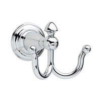 Victorian Double Robe Hook 3-3/4" H Polished Chrome Liberty Hardware 75035
