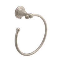 Victorian Towel Ring 8" Long Brilliance Stainless Steel Liberty Hardware 75046-SS