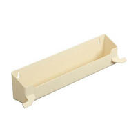 KV PSF14W-A 15-3/8 Polymer Sink Tip-Out Tray, Almond, with Tab Stops, Knape and Vogt
